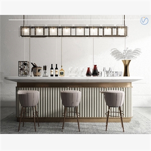 modern bar bar chair 3d model